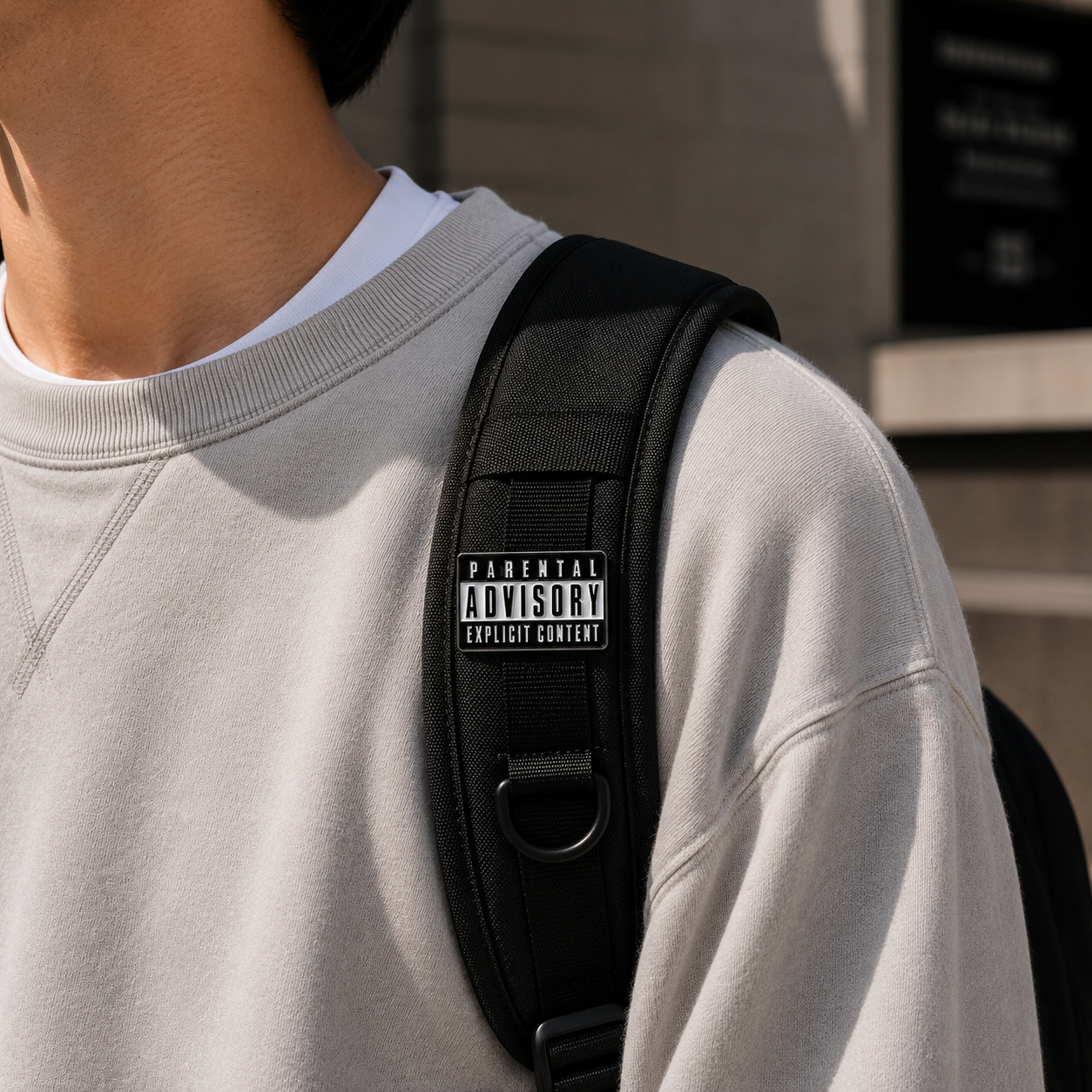 "Parental Advisory Explicit Content" Enamel Pin 🎬 - Pinlord.com - Enamel Pins - Pinlord.com - express cheap ethical custom products