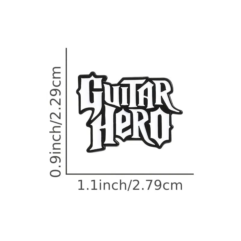 "Guitar Hero" Enamel Pin 🎸⚡ - Pinlord.com - Enamel Pins - Pinlord.com - express cheap ethical custom products