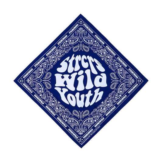Custom bandana with free design template featuring vibrant patterns, ideal for personalized fashion accessories.
