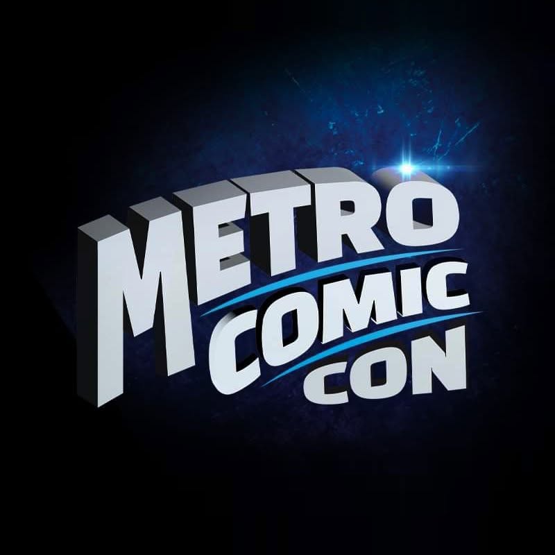Metro Comic Con Melbourne 2026 convention poster featuring colorful graphic design and event details.