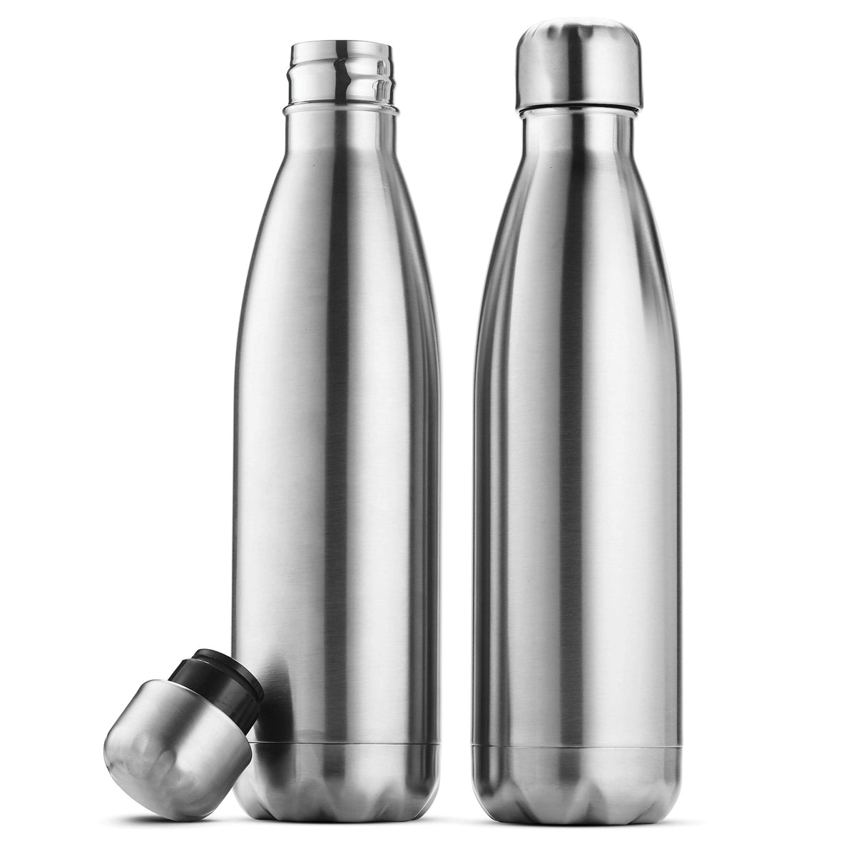 Custom insulated bottles by Pinlord.com, featuring durable design and vibrant colors for keeping drinks hot or cold.