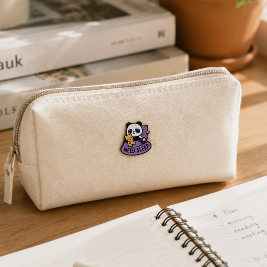 Need Sleep Panda enamel pin from Pinlord.com featuring a cute panda design on a metal pin badge.