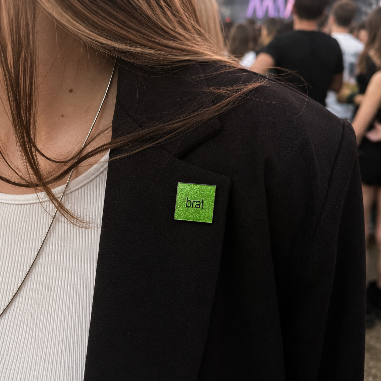 "BRAT" Album Charli xcx Enamel Pin 💚 - Pinlord.com - Enamel Pins - Pinlord.com - express cheap ethical custom products