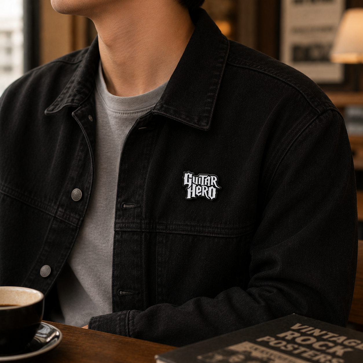 "Guitar Hero" Enamel Pin 🎸 - Pinlord.com - Enamel Pins - Pinlord.com - express cheap ethical custom products