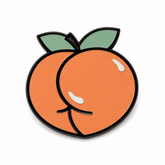 دبوس مينا «خوخة عصيرية» 🍑