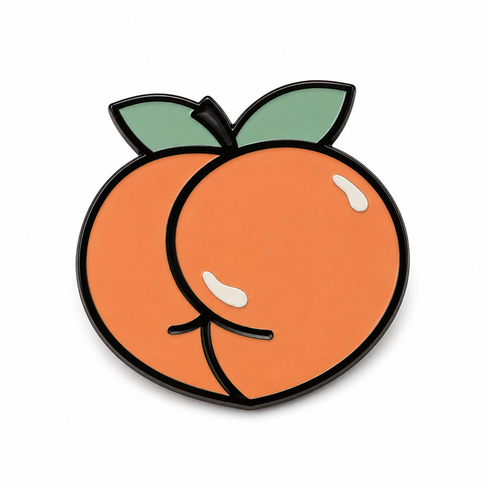 “多汁蜜桃”珐琅徽章 🍑