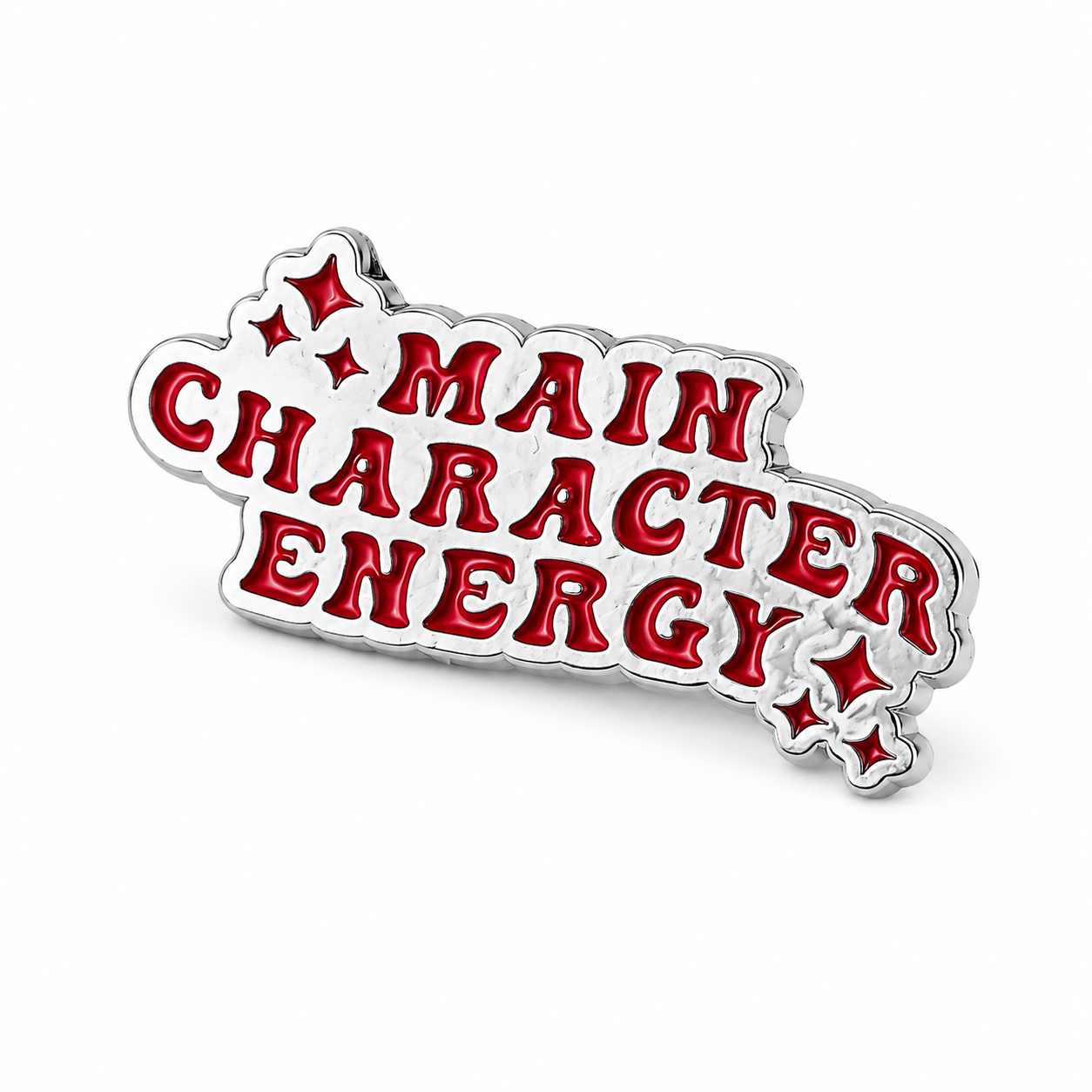 "Main Character Energy" Enamel Pin 💁‍♀️ - Pinlord.com - Enamel Pins - Pinlord.com - express cheap ethical custom products