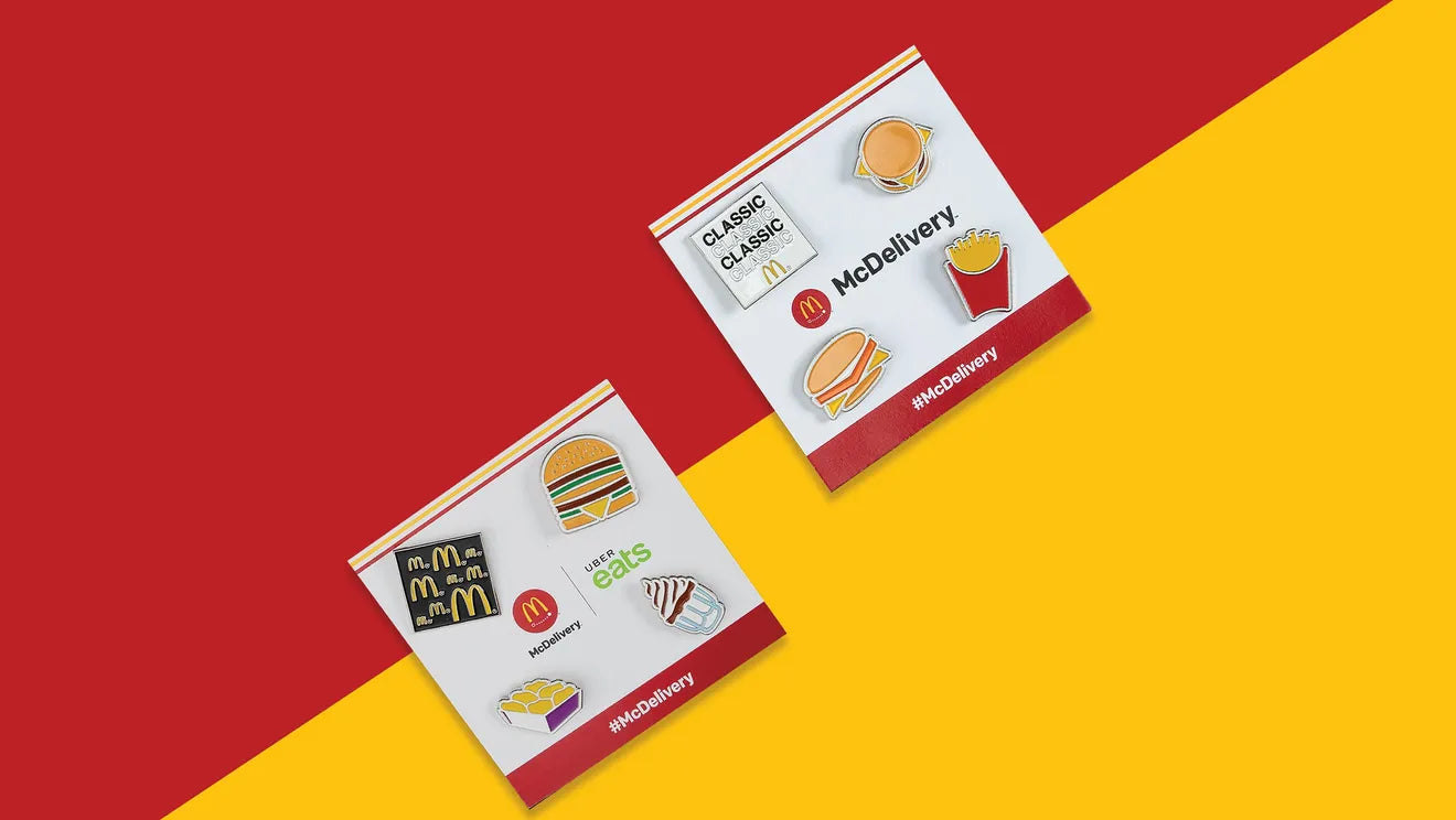 Uber Eats X Pinlord: Crafting the Ultimate Food Experience with Custom Merchandise - Pinlord.com - Project - Uber Eats - express cheap ethical custom products