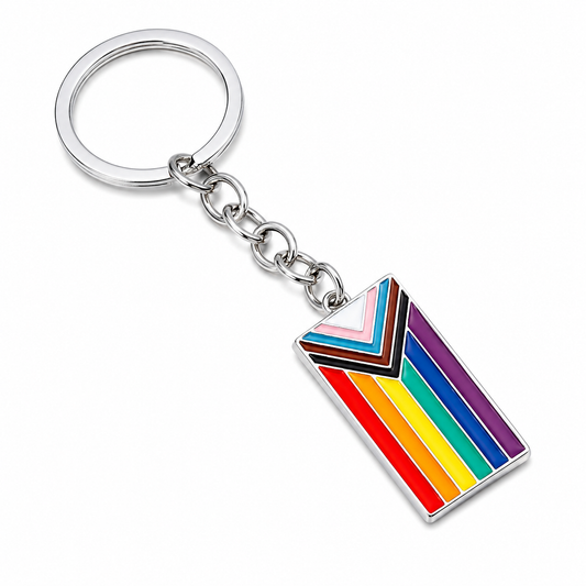 "Pride Flag" Keychain 🏳️‍🌈 - Pinlord.com - Enamel Pins - Pinlord.com - express cheap ethical custom products