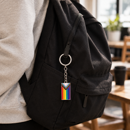 "Pride Flag" Keychain 🏳️‍🌈 - Pinlord.com - Enamel Pins - Pinlord.com - express cheap ethical custom products