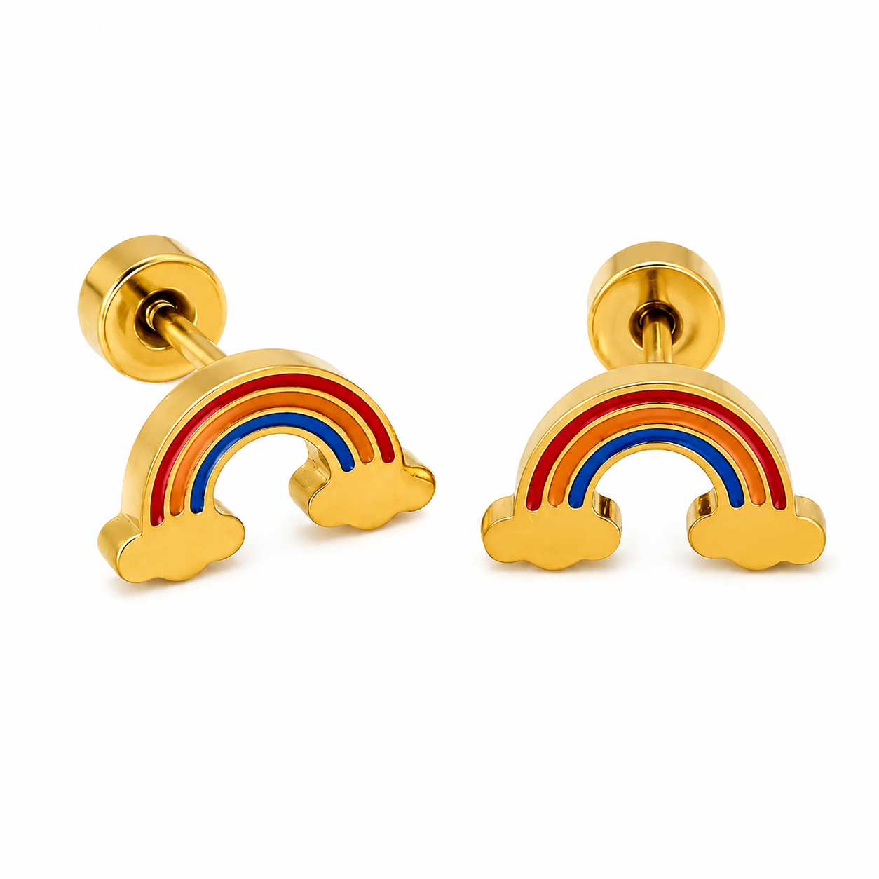 "Rainbow" Earrings 🌈 - Pinlord.com - Enamel Pins - Pinlord.com - express cheap ethical custom products