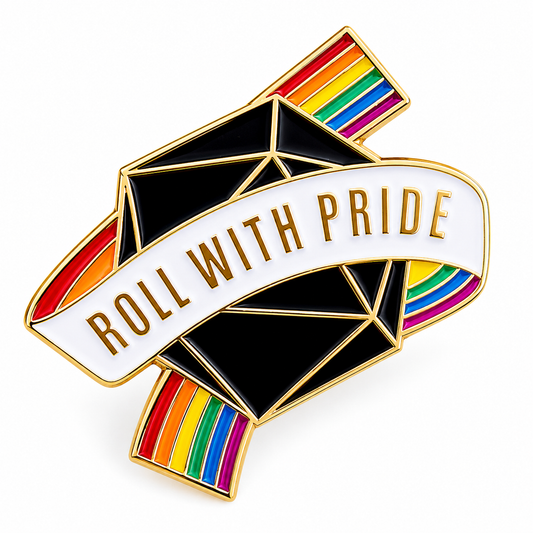"Roll with Pride" Enamel Pin 🌈 - Pinlord.com - Enamel Pins - Pinlord.com - express cheap ethical custom products
