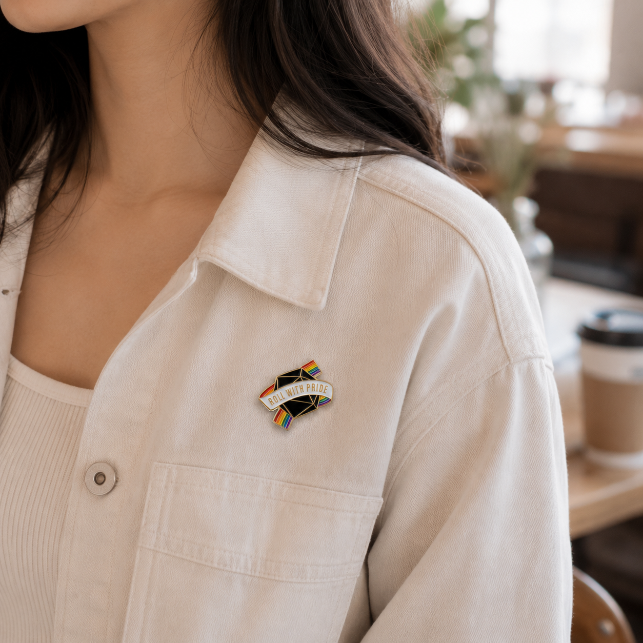 "Roll with Pride" Enamel Pin 🌈 - Pinlord.com - Enamel Pins - Pinlord.com - express cheap ethical custom products