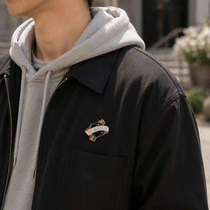 "Roll with Pride" Enamel Pin 🌈 - Pinlord.com - Enamel Pins - Pinlord.com - express cheap ethical custom products