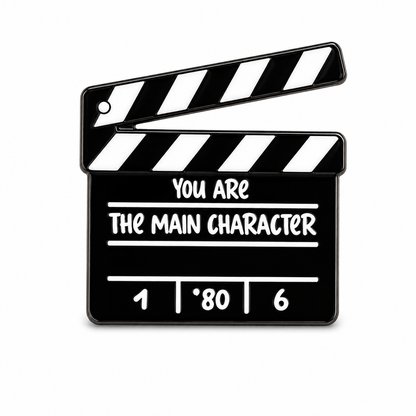 "You Are the Main Character" Enamel Pin 🎬 - Pinlord.com - Enamel Pins - Pinlord.com - express cheap ethical custom products