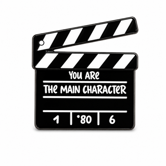 "You Are the Main Character" Enamel Pin 🎬 - Pinlord.com - Enamel Pins - Pinlord.com - express cheap ethical custom products