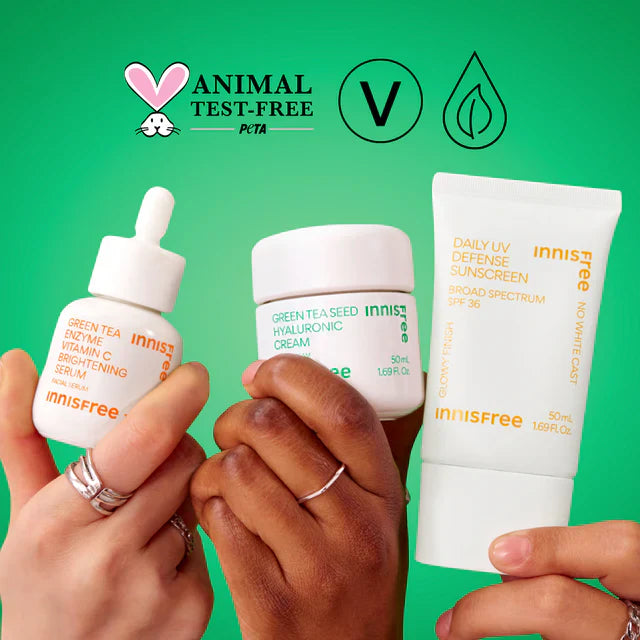 Innisfree Canada x Pinlord custom plushie from a sustainable beauty influencer campaign, featuring a soft, colorful stuffed toy.
