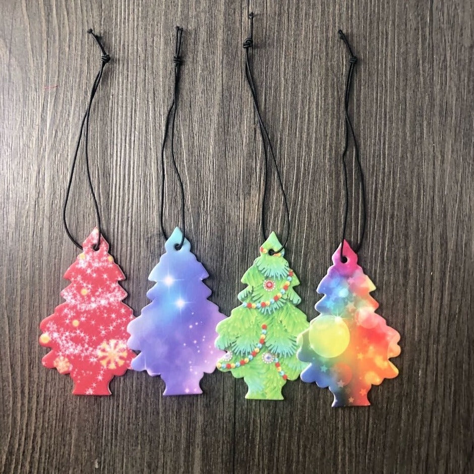 Custom Pinlord.com air fresheners, featuring vibrant designs, designed to last 14 days or less, with a set of 10 or fewer.