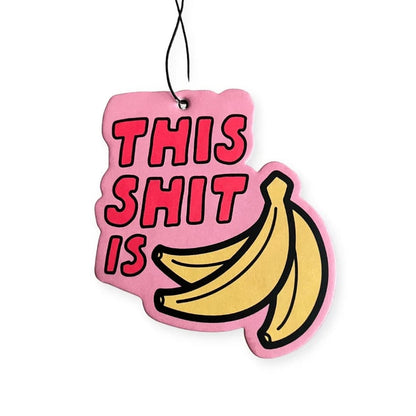Custom Air Freshener by Pinlord.com featuring a colorful, personalized design on a rectangular air freshener.