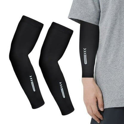 Custom arm sleeves template featuring unique design patterns, suitable for creating personalized arm sleeve garments.