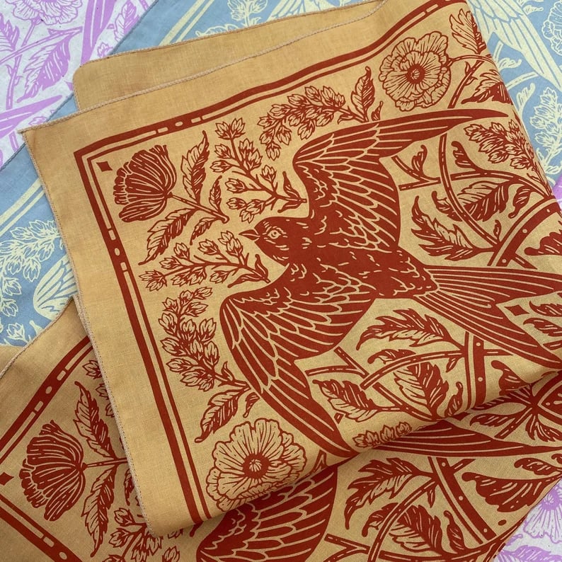 Custom human-themed bandanas from Pinlord.com featuring unique designs, made of soft fabric, suitable for fashion or accessories.