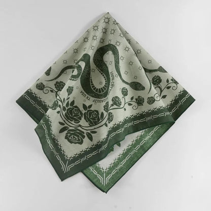 Custom human-themed bandanas from Pinlord.com featuring unique, colorful designs on soft fabric for versatile wear.
