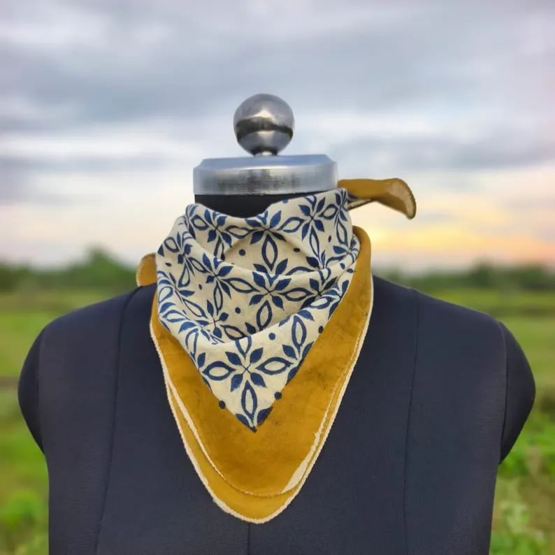 Colorful custom human-themed bandanas by Pinlord.com featuring unique designs and vibrant patterns for versatile wear.