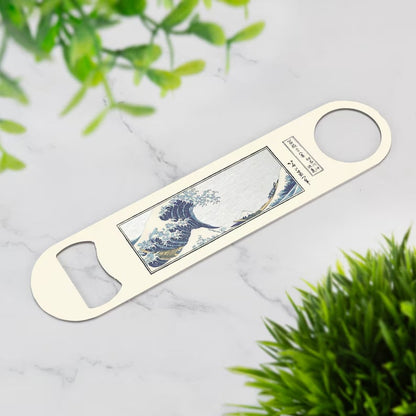 Custom Pinlord.com bottle opener with engraved design, featuring a sleek metal body and ergonomic handle for easy opening.