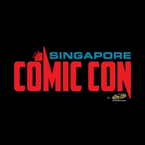 Singapore Comic Con 2026 convention event with attendees and banners, organized by Pinlord.com.