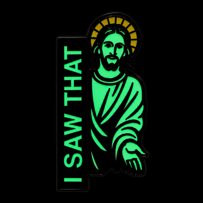 Faith Over Fear enamel pin featuring bold design, perfect for jackets or backpacks, by Pinlord.com.