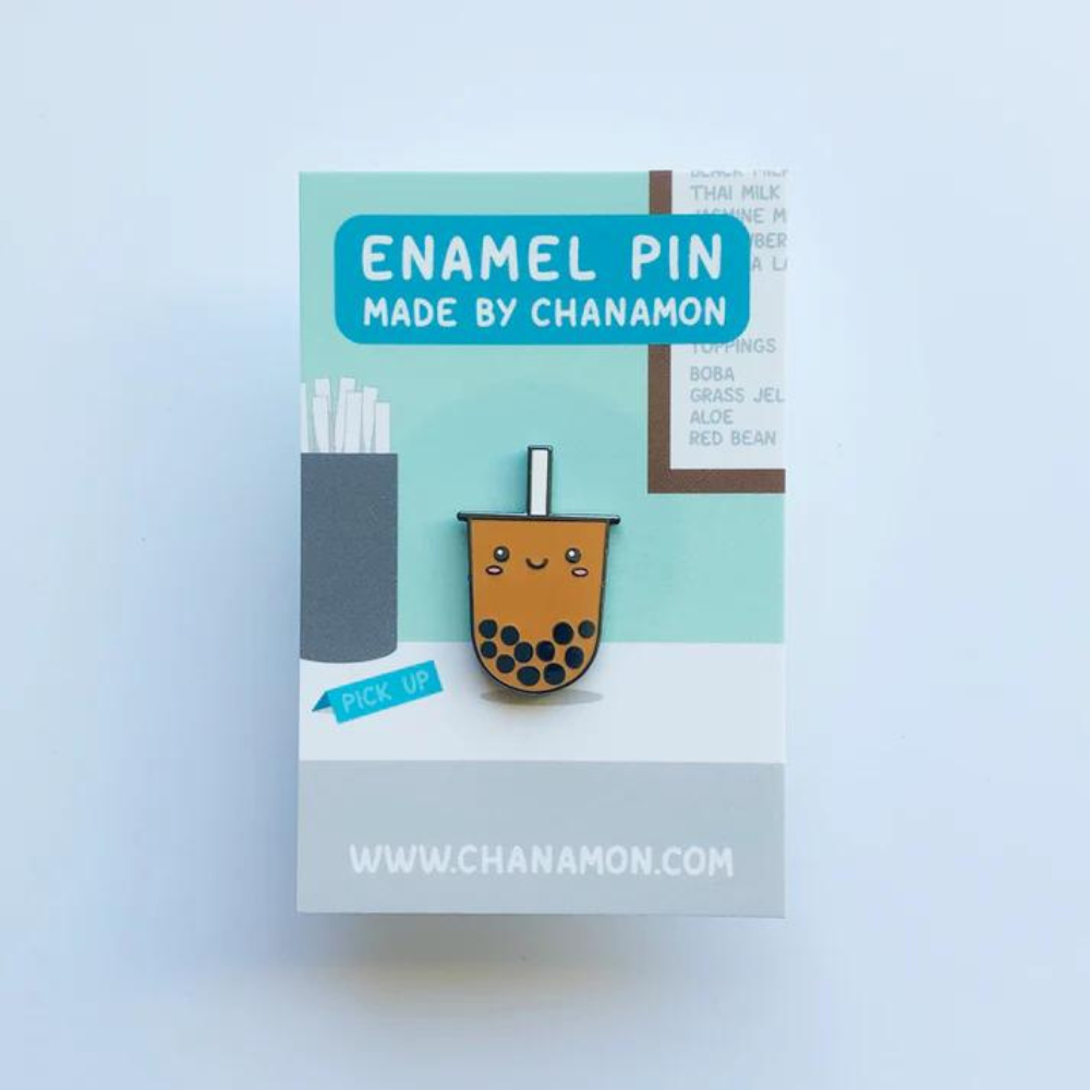 Custom enamel pins from Pinlord.com featuring colorful, detailed designs on high-quality enamel with polished metal edges.