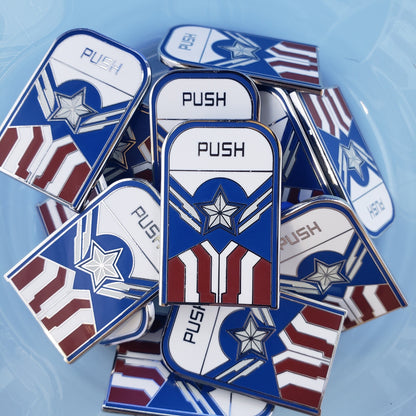 Custom enamel pins from Pinlord.com featuring colorful designs on high-quality metal for collectible accessories.