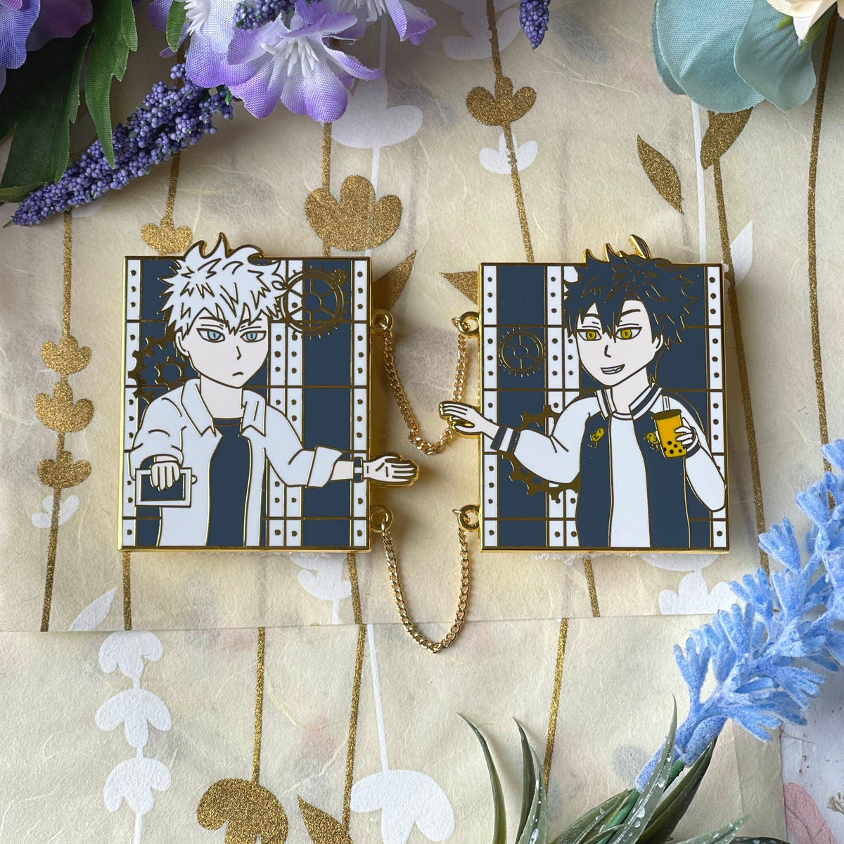 Custom enamel pins from Pinlord.com featuring vibrant designs and detailed craftsmanship, perfect for accessories or collectibles.