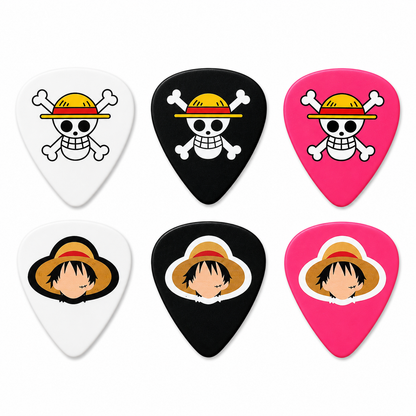 Pinlord.com ON3.P/ECE Monkey guitar pick with a distinctive design, made for versatile strumming and precise picking.