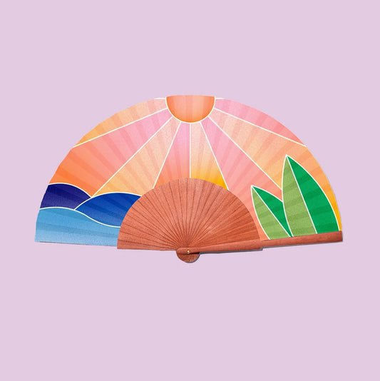 Custom hand fans by Pinlord.com featuring personalized designs and vibrant colors for stylish, functional accessories.