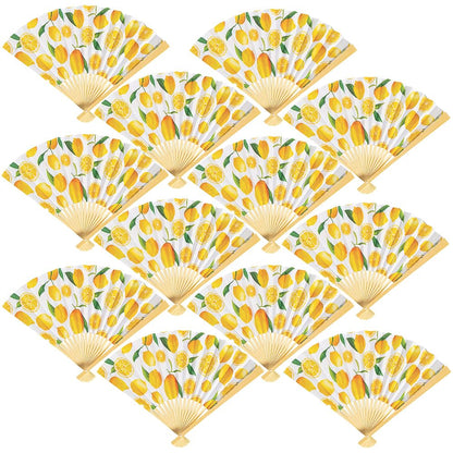Custom Pinlord.com hand fans with colorful designs, featuring lightweight wooden handles and vibrant fabric blades.