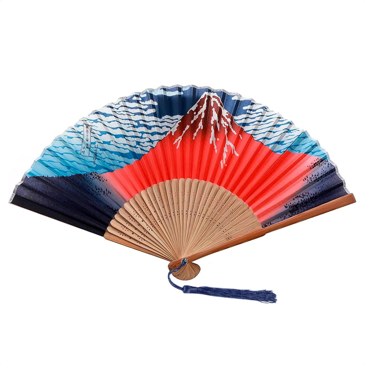 Custom hand fans with intricate designs, featuring lightweight wooden handles and colorful fabric, perfect for stylish cooling.