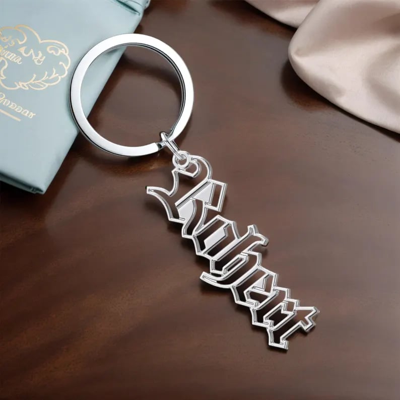 Custom keychain from Pinlord.com featuring a personalized design with vibrant colors and durable material.