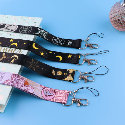 Custom lanyard with adjustable strap featuring a printed design, branded by Pinlord.com, suitable for events and identification.