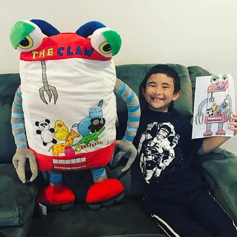 Custom plush toy from Budsies by Pinlord.com, soft stuffed character with detailed features and vibrant colors.