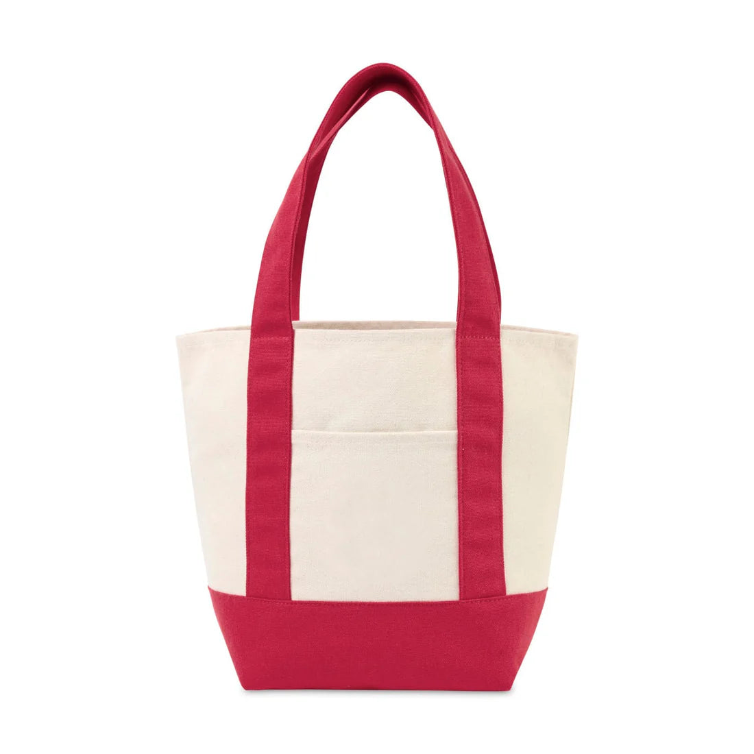 Clove & Twine tote bag by Pinlord.com featuring a natural canvas design with leather handles and the brand logo.