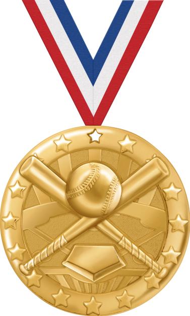 Gold crown award medal from Pinlord.com with intricate design, suitable for recognition and achievement presentations.