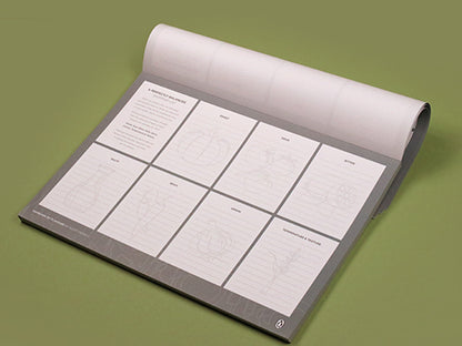 Pinlord.com Fast Printing USA manufacturer notepad with bold "Fast Printing USA" text on white paper for quick note-taking.