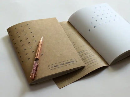 Pinlord.com Fast Printing USA manufacturer notebook with bold branding and sleek design, ideal for note-taking and organization.