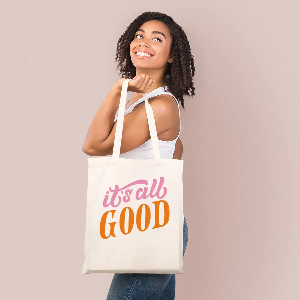 Gelato tote bag by Pinlord.com, featuring a colorful design, made from durable material, perfect for carrying gelato or everyday items.