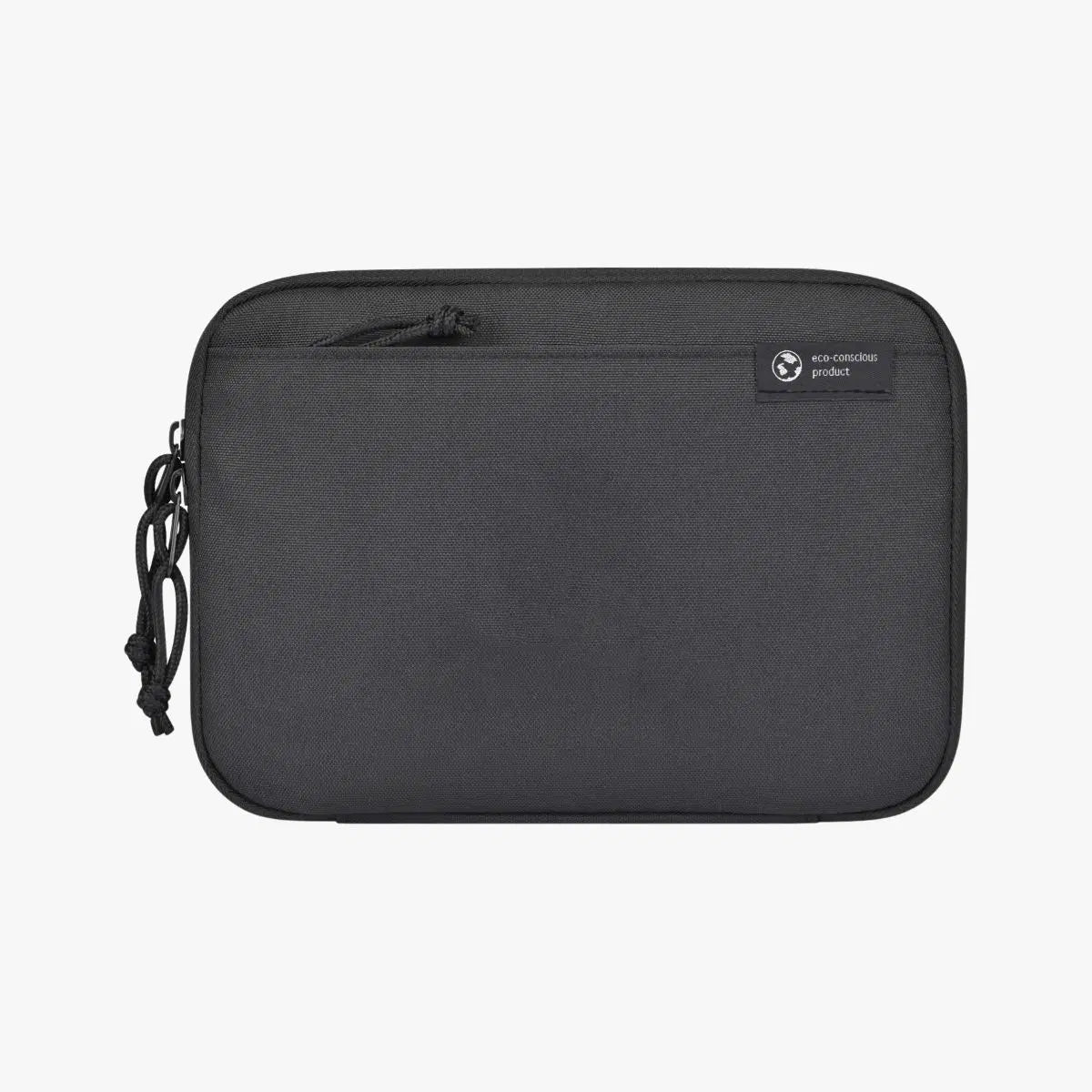 Photo of HALO Branded Solutions Tech Organizer by Pinlord.com showcasing its compact design and multiple compartments for tech accessories.