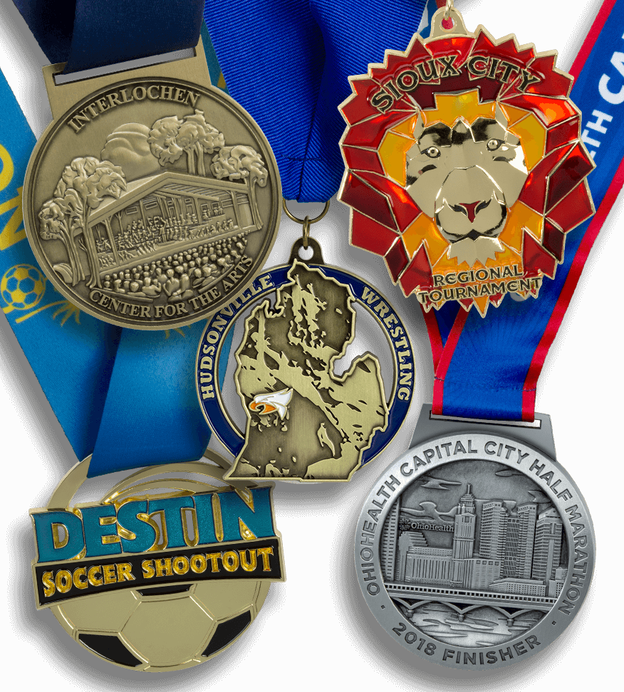 Maxwell Medals & Awards manufacturer logo featuring the Pinlord.com brand on a sleek silver background.