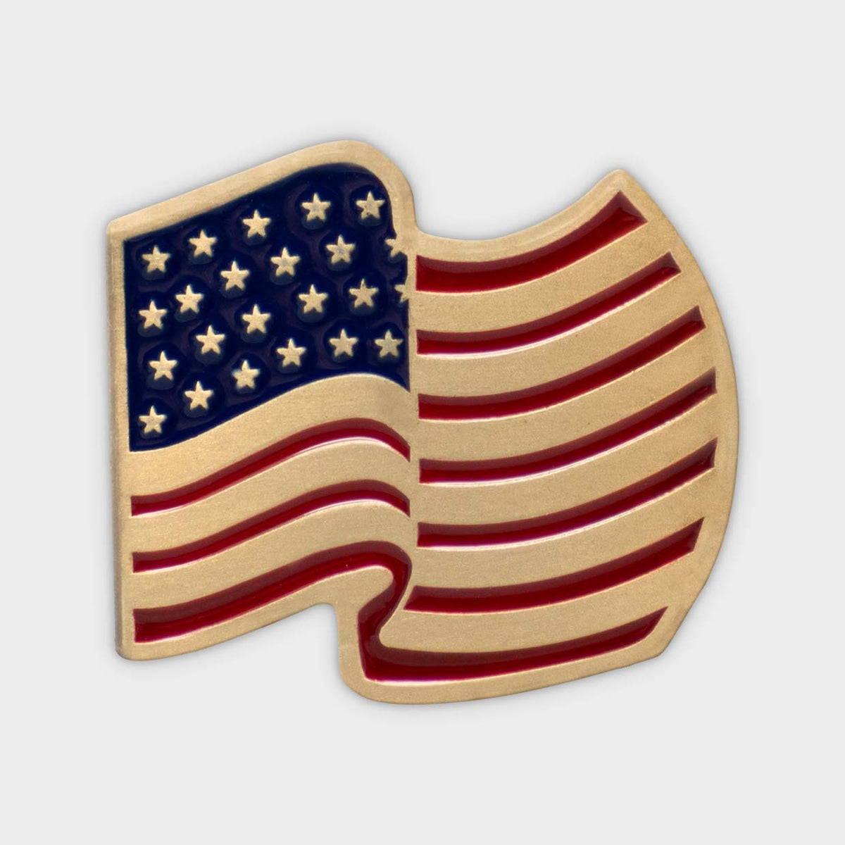 Close-up of a Medalcraft mint pin by Pinlord.com, showcasing detailed craftsmanship and vibrant enamel colors.
