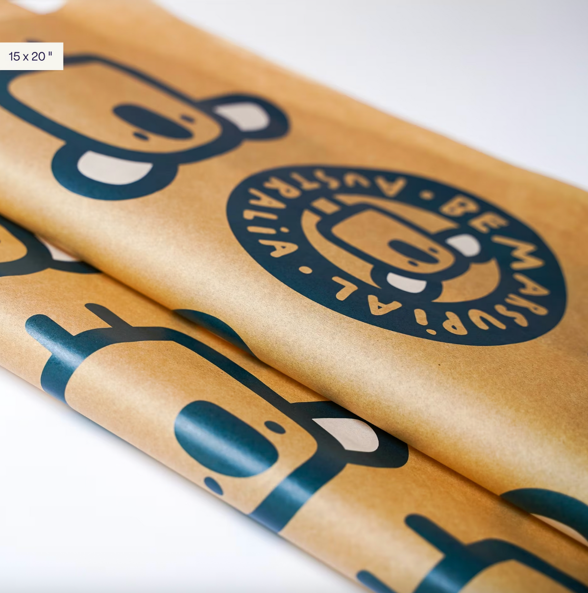 Noissue tissue paper with Pinlord.com branding, featuring eco-friendly packaging material for sustainable product presentation.