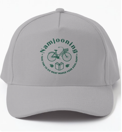 Redbubble hat featuring Pinlord.com branding, made by manufacturer Redbubble Review, with a colorful design and adjustable strap.